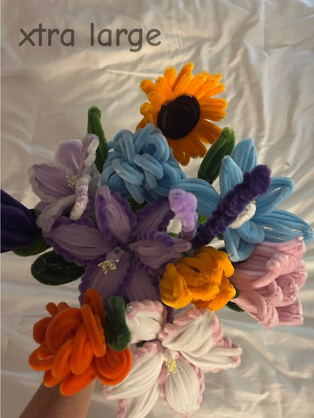 Pipe cleaner flower bouquet!